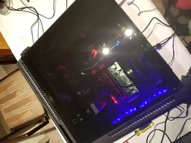 Completed custom build, side panel on
