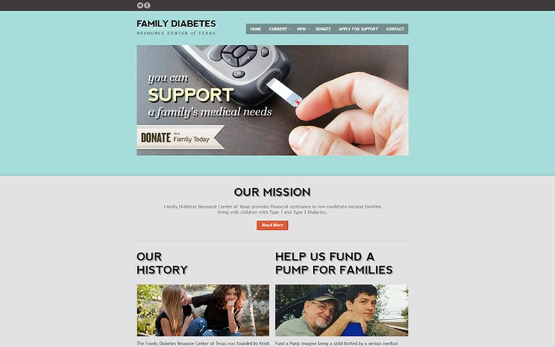Family Diabetes Resource Center of Texas website