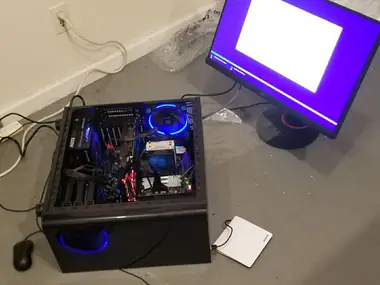 Small-form-factor build on test
