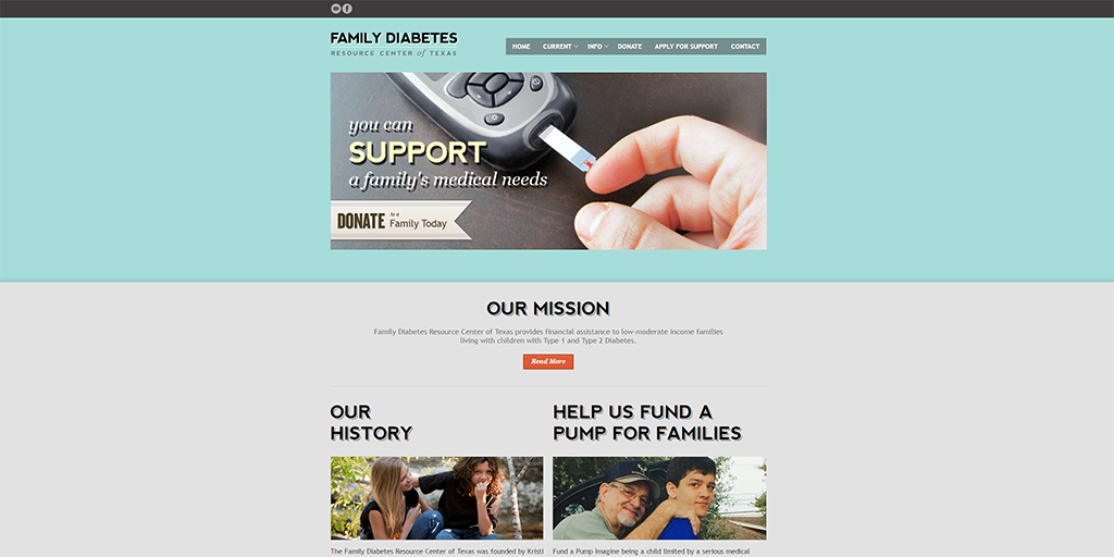 familydiabetesrctx.com website image
